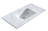 Sunny Esme Silica Free Stone Vanity Top with Undermount Basin - Various Sizes